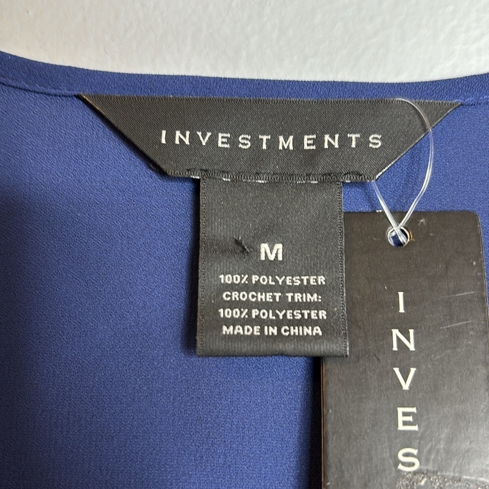 INVESTMENTS LACE BLOUSE - Picture 4 of 5